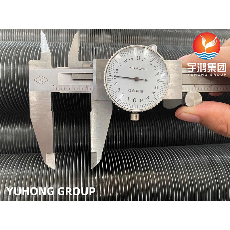 ASTM A312 Heat Exchanger Fin Tube TP304 / 304L / TP316L Spiral Extruded