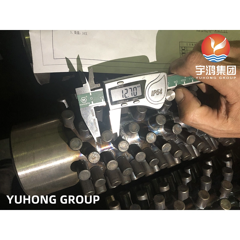 ASTM A312 Heat Exchanger Studded Pipe TP304 / 304L / TP316L /TP317L,STUD A276 S41000