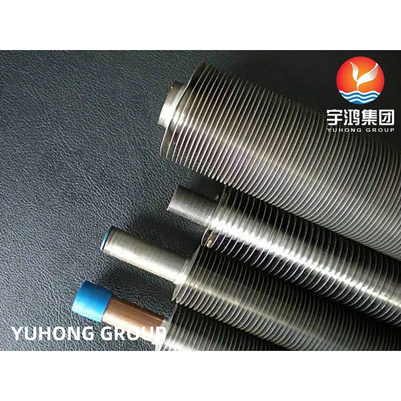 ASTM B338 Gr. 2 SMLS Titanium Spiral Extruded Finned Tube
