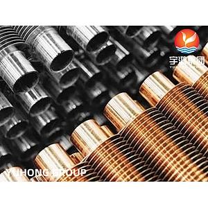 ASTM B338 Gr. 2 SMLS Titanium Spiral Extruded Finned Tube