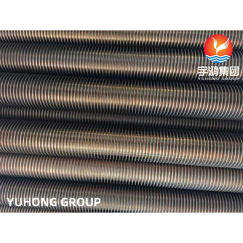 SA210 GR A / C Heat Exchanger Fin Tube Carbon Steel Bolier Tube G Base Radial Cooling
