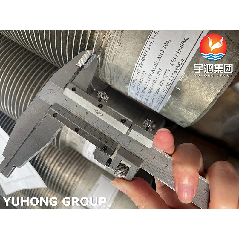 ASTM A312 TP304H HFW FINNED TUBE