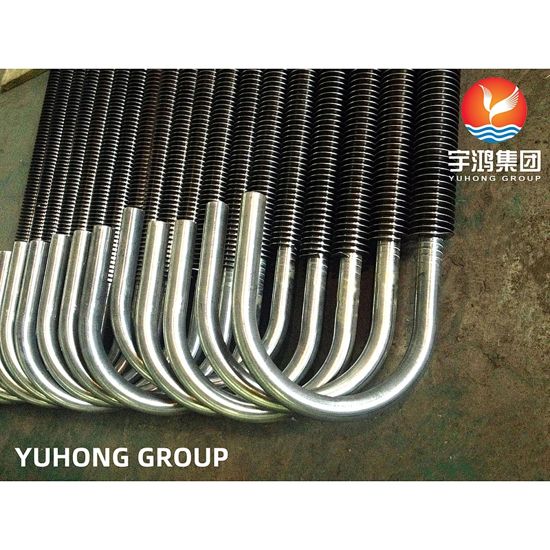 STAINLESS STEEL U BEND FINNED TUBE SPIRAL EXTRUDED