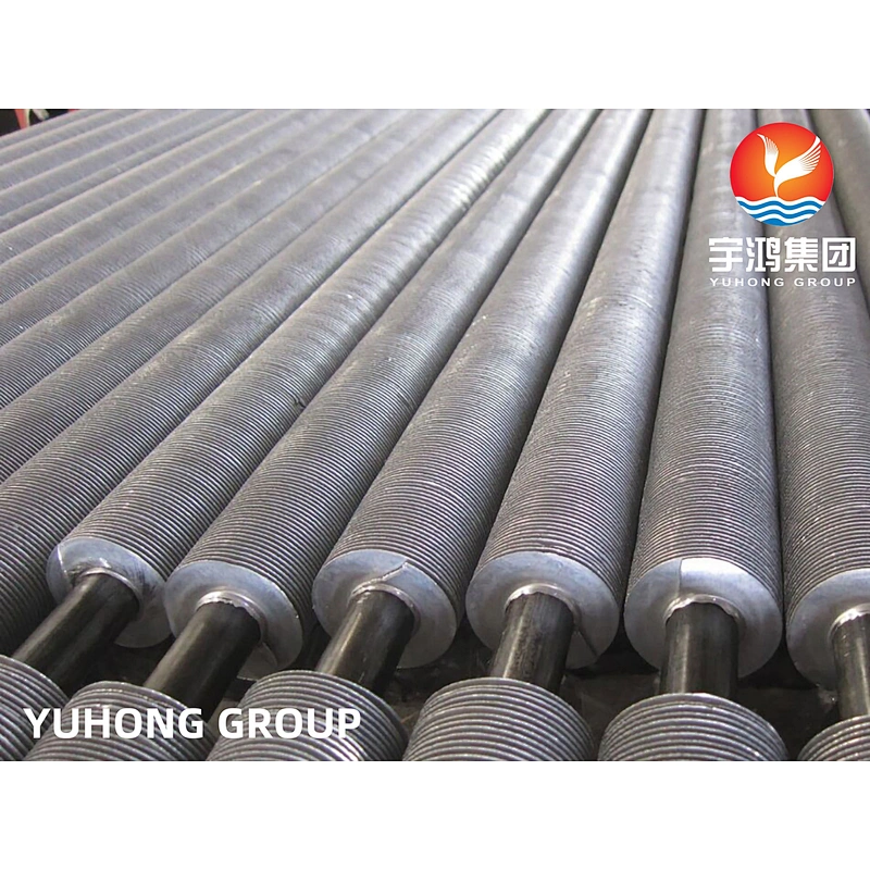 SA210 GR A / C Heat Exchanger Fin Tube Carbon Steel Bolier Tube G Base Radial Cooling
