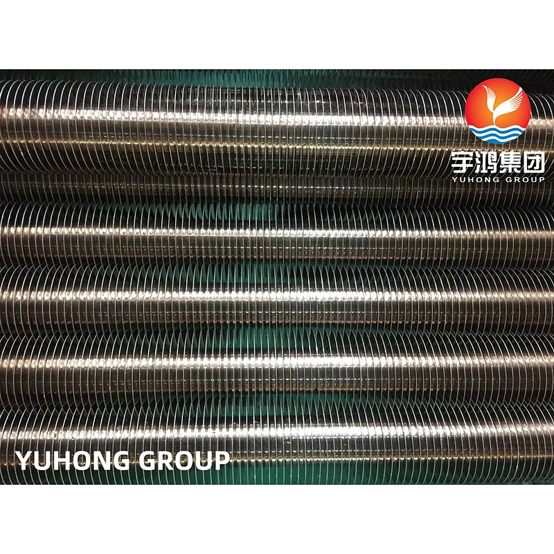 SA210 GR A / C Heat Exchanger Fin Tube Carbon Steel Bolier Tube G Base Radial Cooling