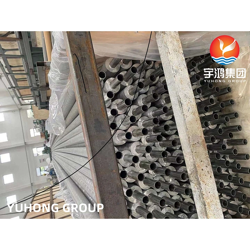 ASTM A249 TP304 and Aluminium Finned Tube L TYPE FOR HEAT EXCHANGER