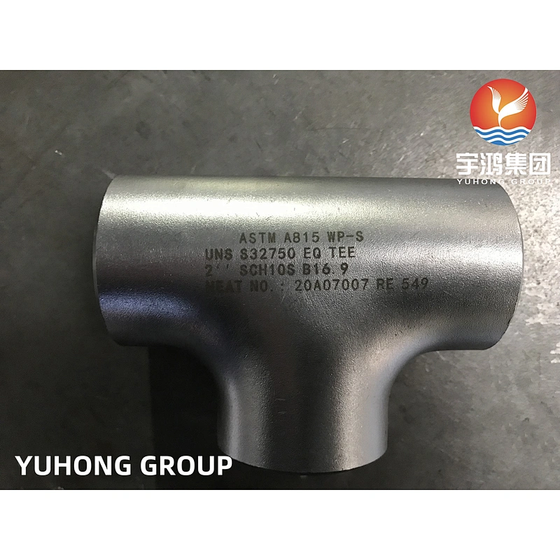 ASTM A815 S32750 EQUAL TEE SUPER DUPLEX STEEL B16.9
