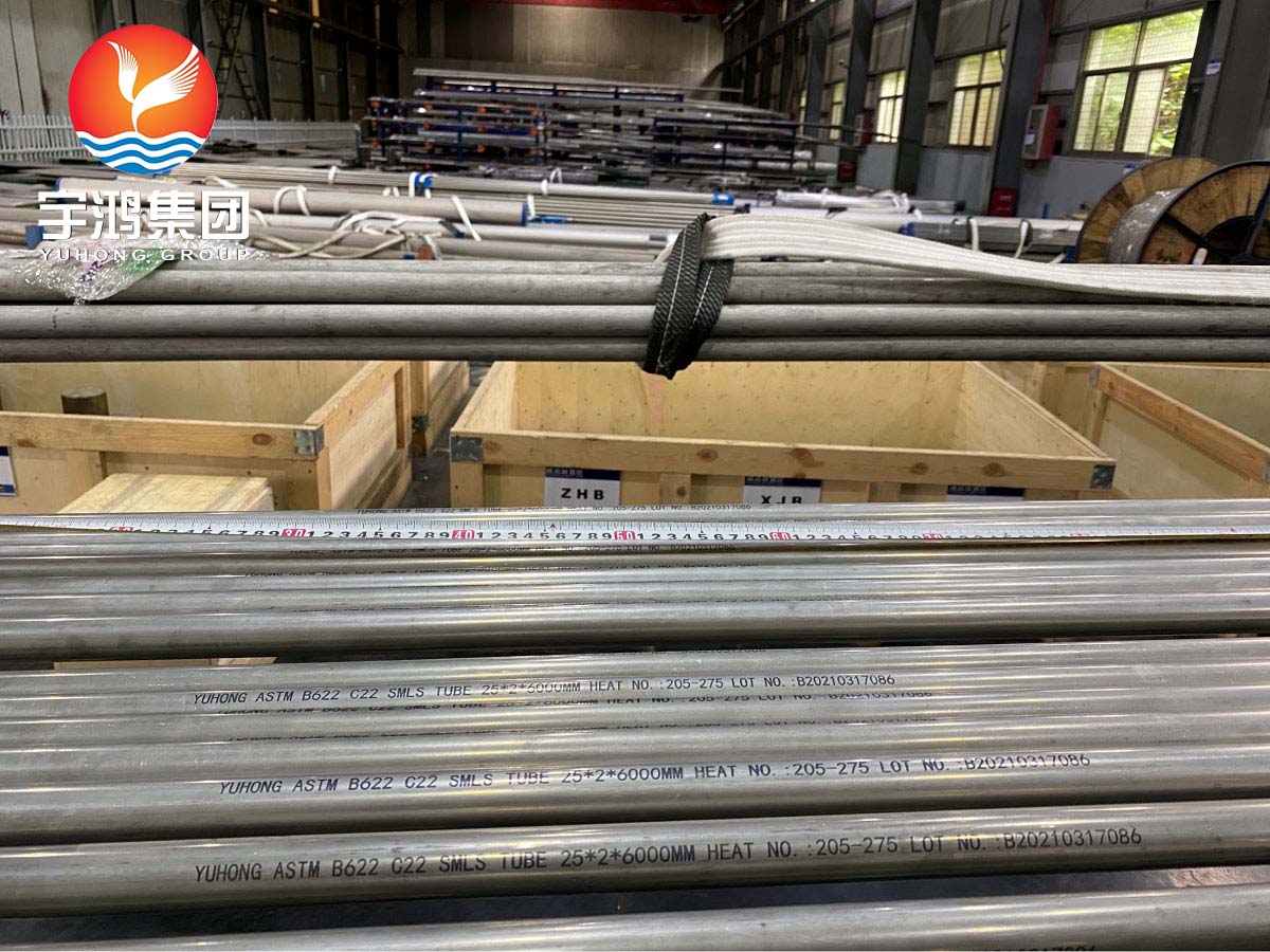 ASTM B622 C22 (NO6022) DIN 2.4602 SMLS TUBE