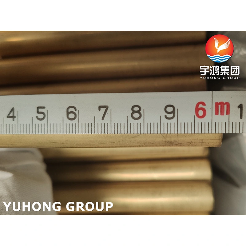JIS H3300 C6872T  Aluminium Brass Seamless Tube