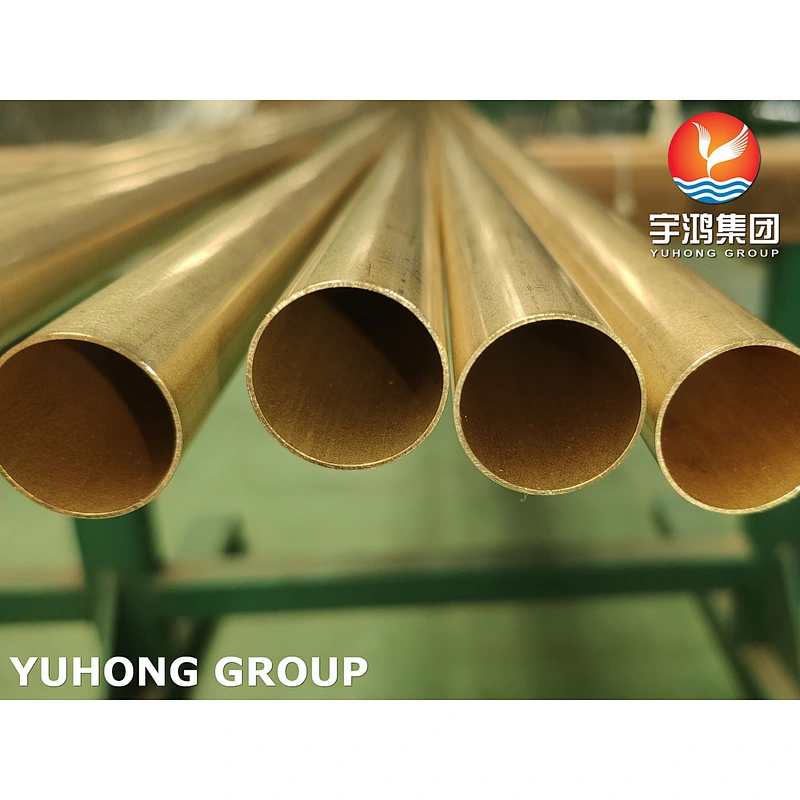 JIS H3300 C6872T  Aluminium Brass Seamless Tube