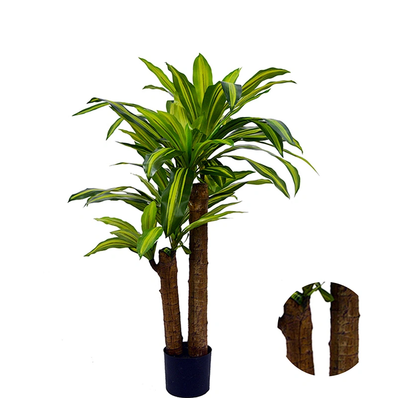 Houseplants Plastic Corn Plant Dracaena Fragrans Good Quality Happy Dracaena Tree