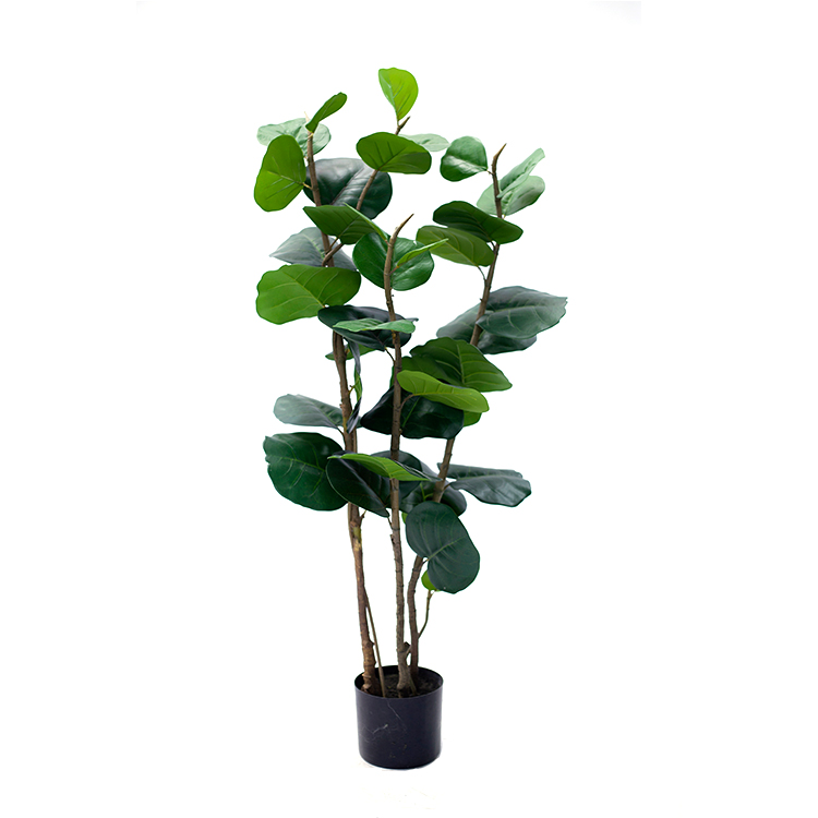 Hot Sales Indoor Display Simulation Hawaii Trees Floor-to-ceiling Artificial Plants In The Living Room