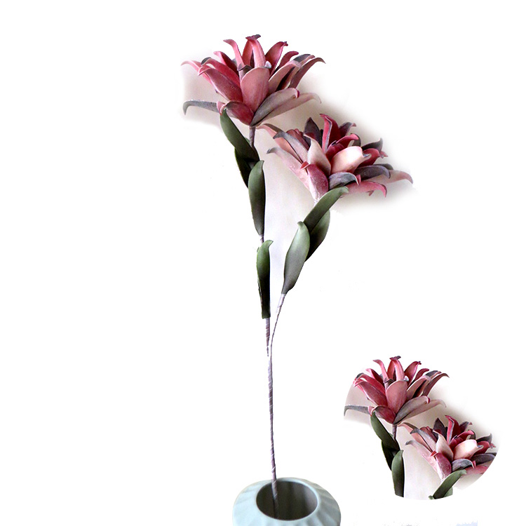Made In China New Design handy carfts big foam flowers artificial foam flowers with stem