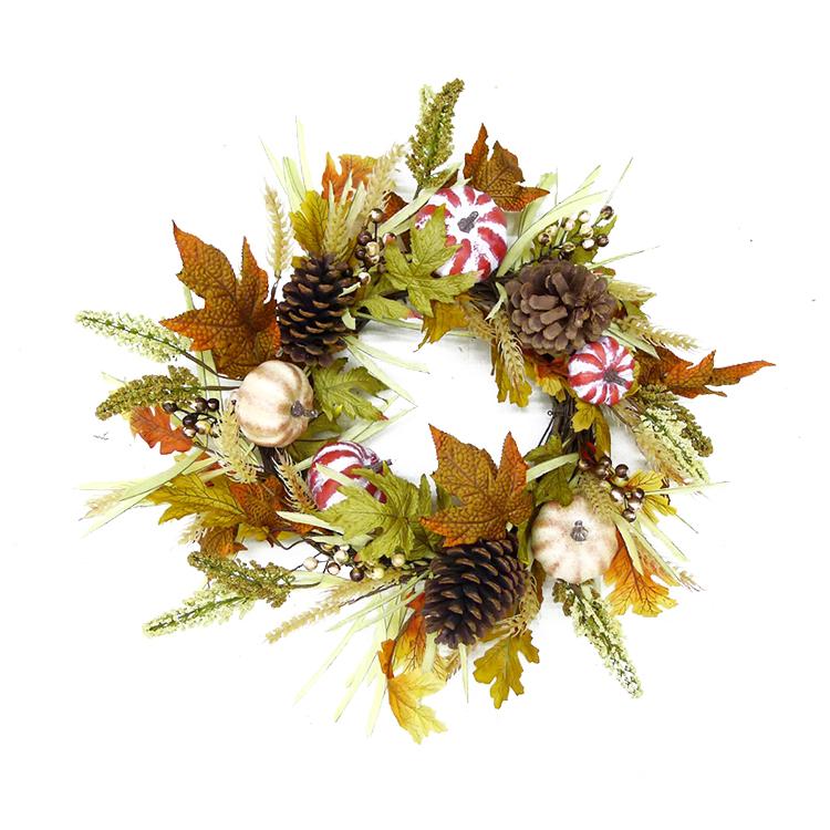 High-Grade Wholesale Outdoor Tropical Artificial Christmas Wreaths Modern