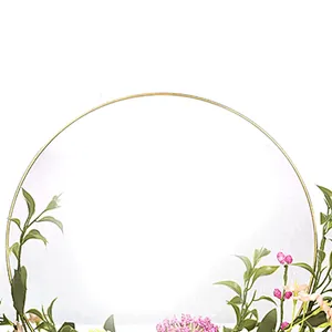 personalized Ornamental Real Touch Handy Carfts Wreath Peony Half Wreath for home decoration
