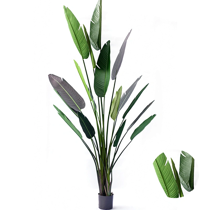 Plastic Charm Artificial Traveller's Banana Tree Most Popular Greenery Banana Leaf Tree