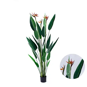 Hot Sale Good Quality indoor artificial Paradise Bird Garden Artificial home artificial plants Paradise Bird for sale