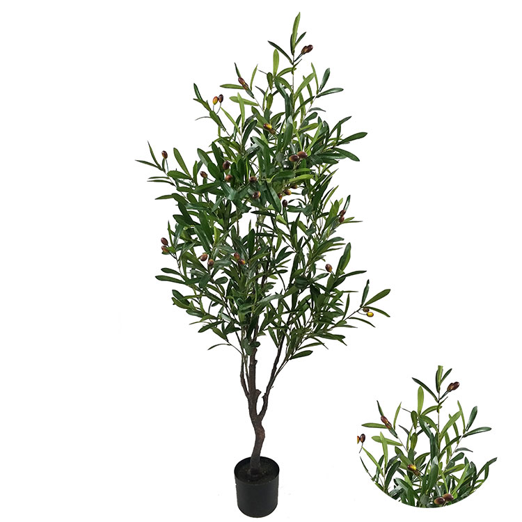 Garden Artificial Bonsai Plant Artificial Oliver Tree Real Touch Artificial Greenery Oliver Tree