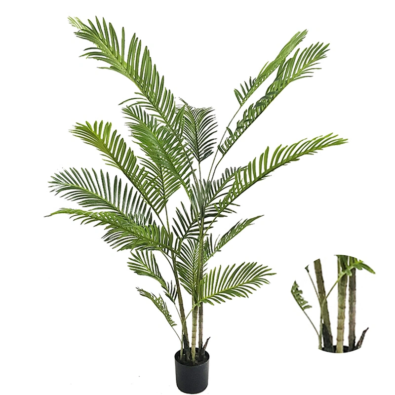 Wholesale Real Touch Artificial Areca Palm Factory Direct Sale Outdoor Plastic Areca Palm