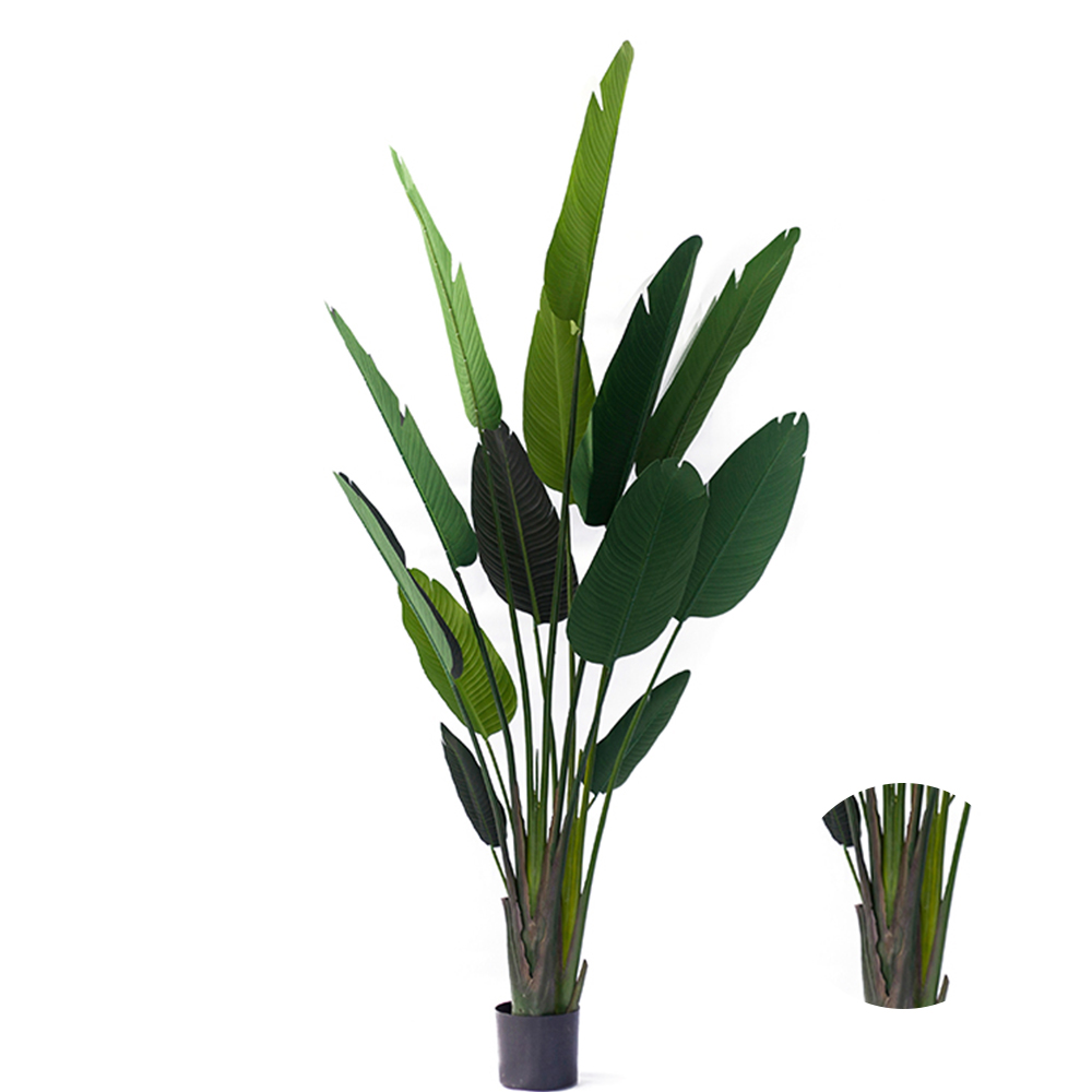 Customized Artificial Indoor Banana Trees Decoration Popular Vivid Customized Banana Tree