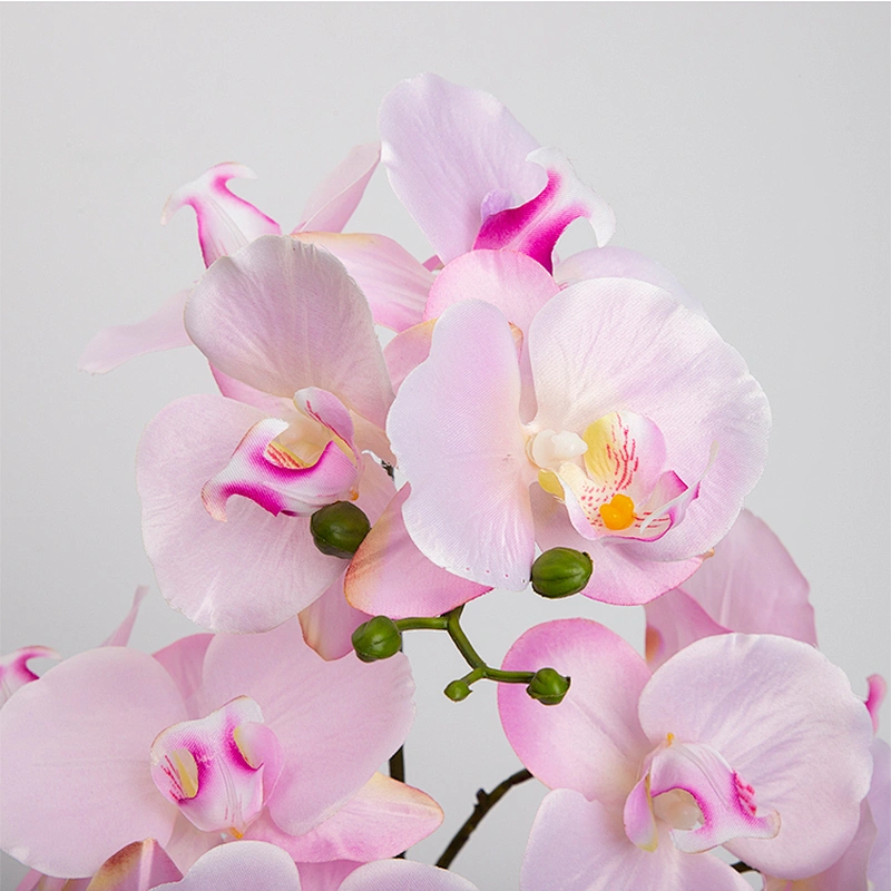 Wedding Party Home Decoration Phalaenopsis Artificial Real Touch Flower Butterfly Orchid