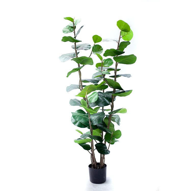 Most Popular New Design Decorative Fabric Artificial Leave Stem Ornamental Greenery For Wholesale