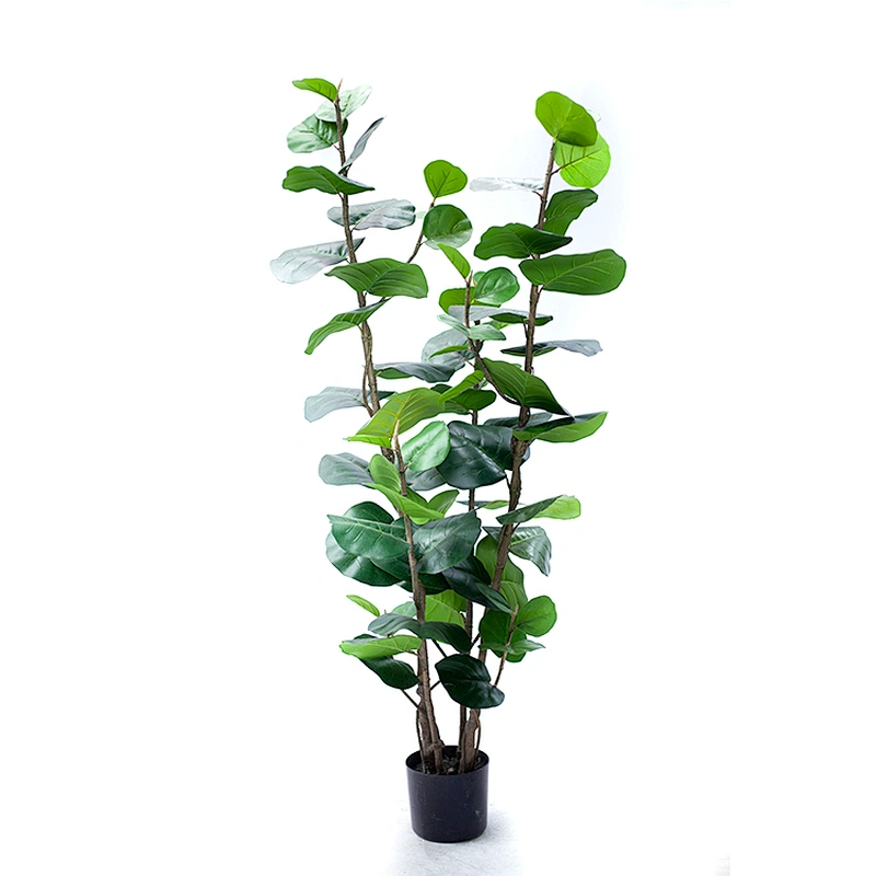 Most Popular New Design Decorative Fabric Artificial Leave Stem Ornamental Greenery For Wholesale