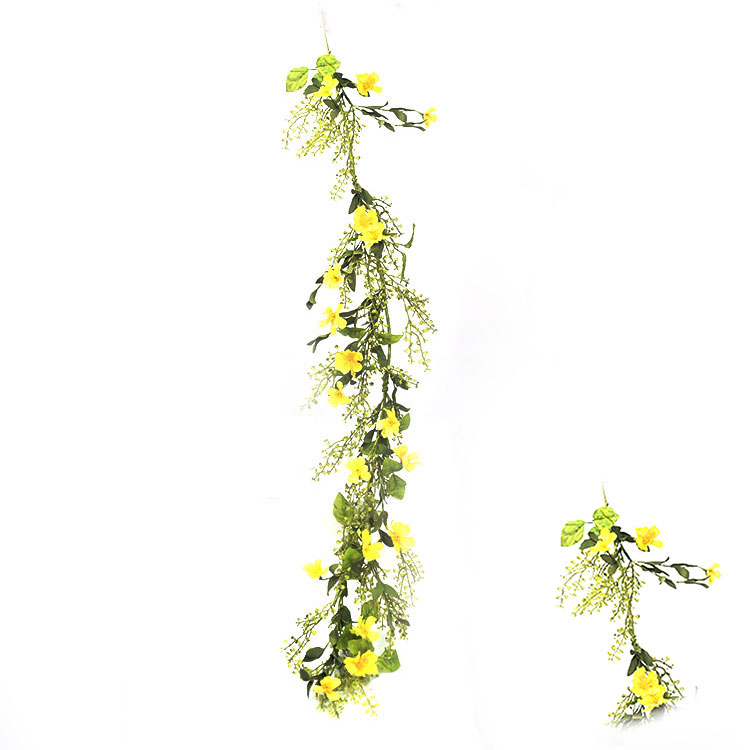 Arts And Crafts artificial Spring Garland Spring Flower Dogwood with fern Garland