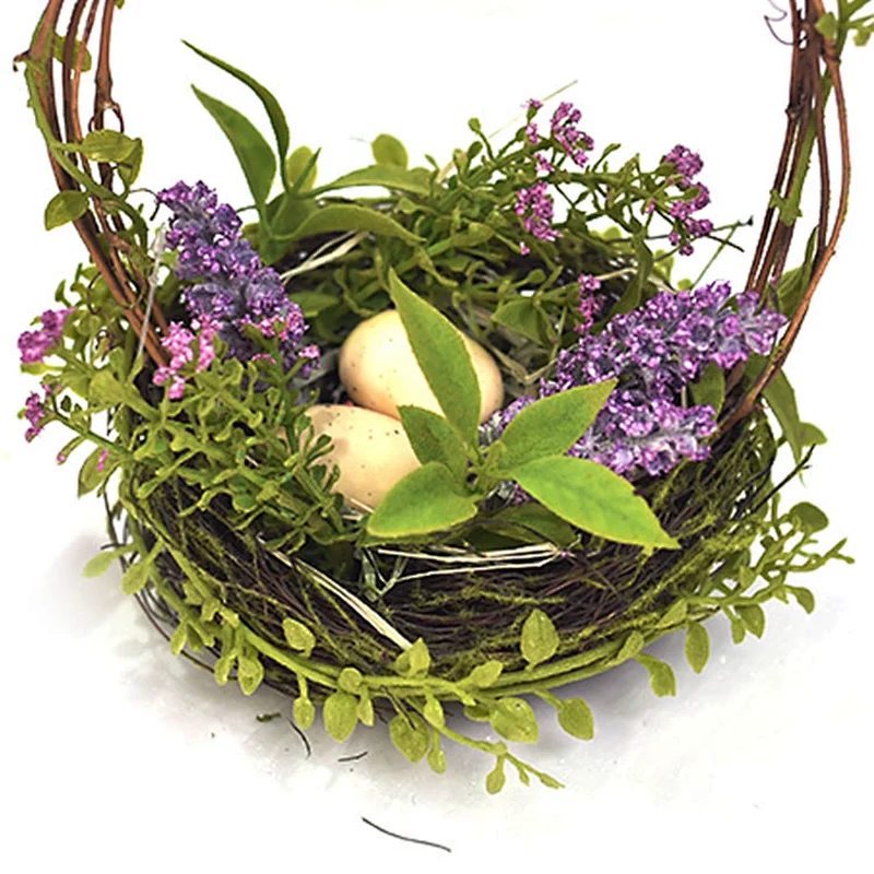 Artificial Spring Decorative Wreaths New Design Plant Floral Easter Decoration Wreaths On Sale