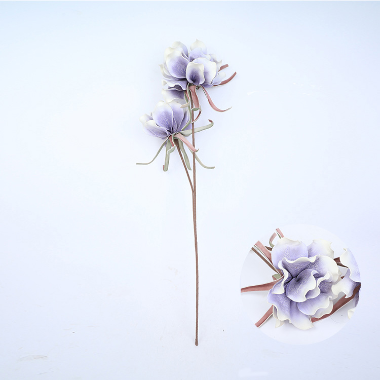 High Quality large artificial foam flowers silk handy carfts foam flowers with stem