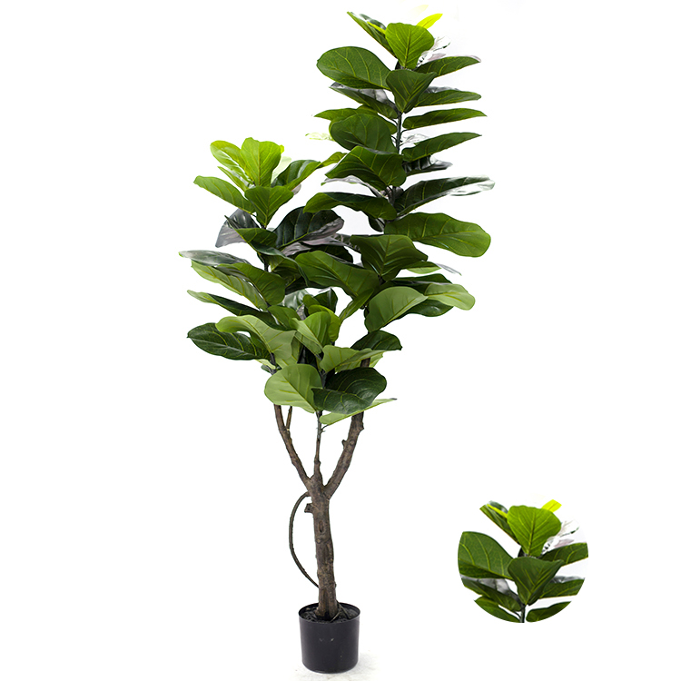 Ornamental Little Artificial Fiddle Leaf Fig Tree Home Wedding Decoratio Fiddle Leaf Tree Plants