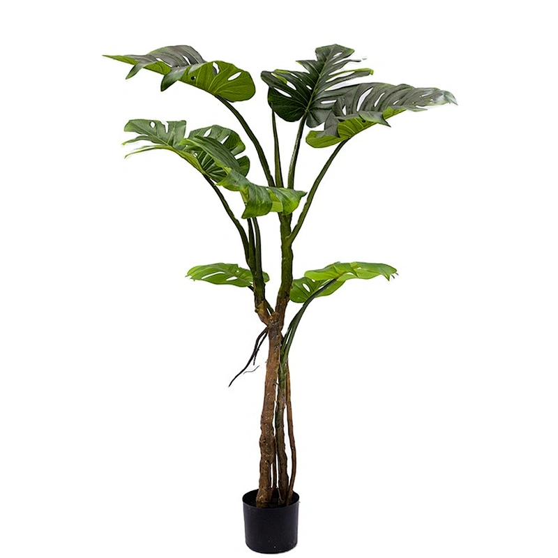 New Products Artificial Plant Simulation Green MONSTERA Curvature Monstera Plant
