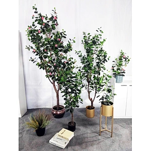 Garden Decorative Real Touch Indoor Ficus Plants Artificial Banyan Tree With Artificial Home Plant