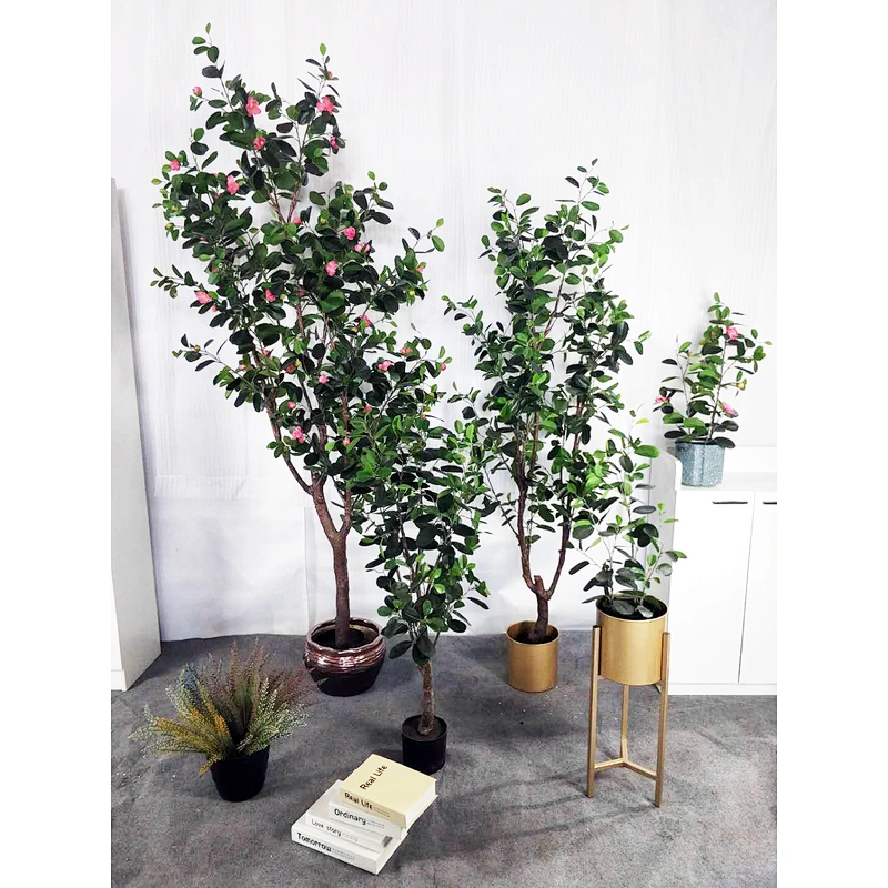 Garden Decorative Real Touch Indoor Ficus Plants Artificial Banyan Tree With Artificial Home Plant