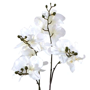 Home Office Artificial Orchid Flower Decor Real Touch Artificial Vivid Orchid Flower Plant With Pot