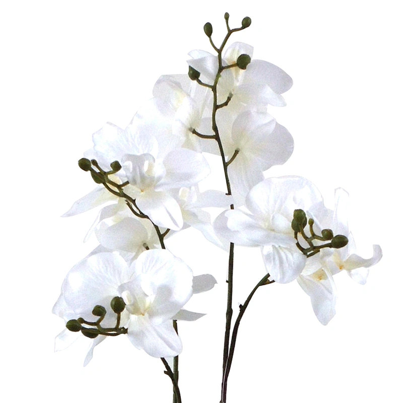 Home Office Artificial Orchid Flower Decor Real Touch Artificial Vivid Orchid Flower Plant With Pot