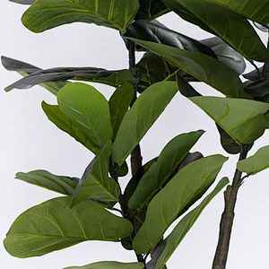 Wholesale Decoration Artificial Fiddle Leaf Fig Tree Plants Home Wedding Potted Fiddle Leaf Fig Tree Plant