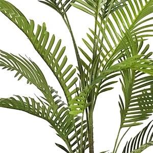 Lifelike Customized Artificial Handcraft Areca Palm Plant Greenery Areca Palm Tree