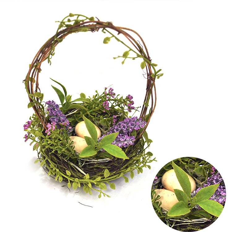 Artificial Spring Decorative Wreaths New Design Plant Floral Easter Decoration Wreaths On Sale