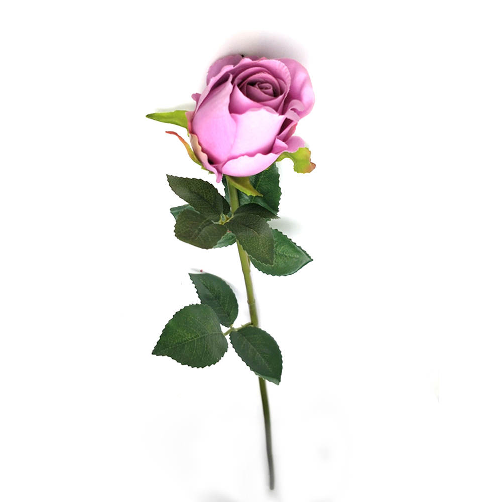 Sikyway Hot Sale Artificial Silk Rose Home Decoration Spray Single Artificial Silk Rose Flowers For Wedding