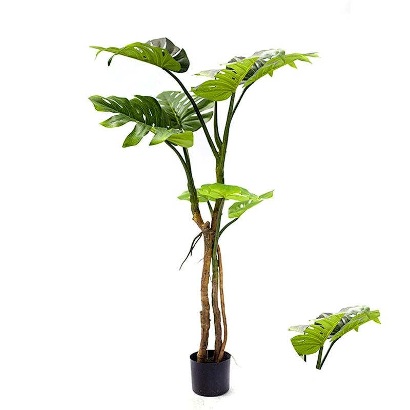 Eco-Friendly Variegata Deliciosa Monstera Customer Artificial Plate Monstera Leaf