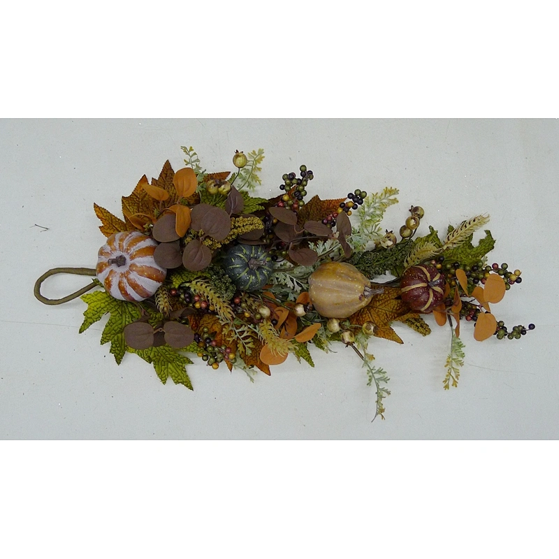 Manufacturers Hot Selling Artificial Autumn Indoor Decoration Pumpkin Wreath