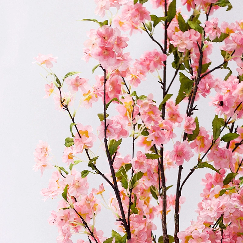 Outdoor Good Quality Artificial Indoor Cherry Blossom Tree Red Cherry Blossom Tree