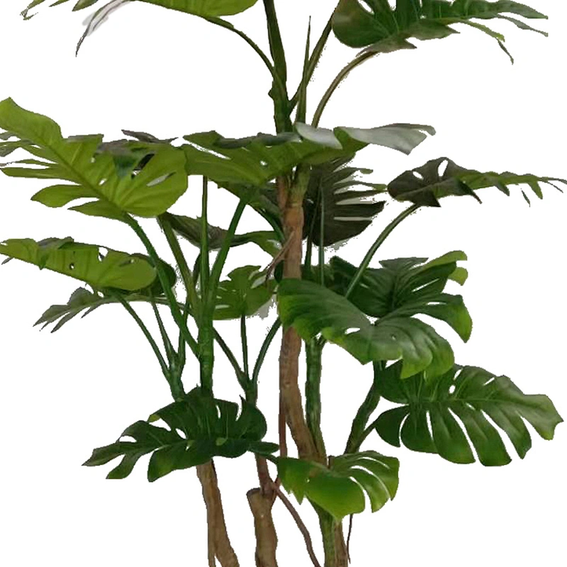 Cheap  Home Outdoor Artificial Green Plant Monstera Decoration Platemonstera Monstera Leaf