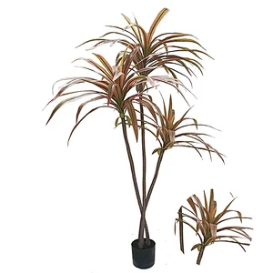 Factory price foliage plants artificial dracaena plant decoration artificial dracaena plant for home