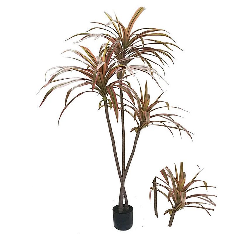 Factory price foliage plants artificial dracaena plant decoration artificial dracaena plant for home