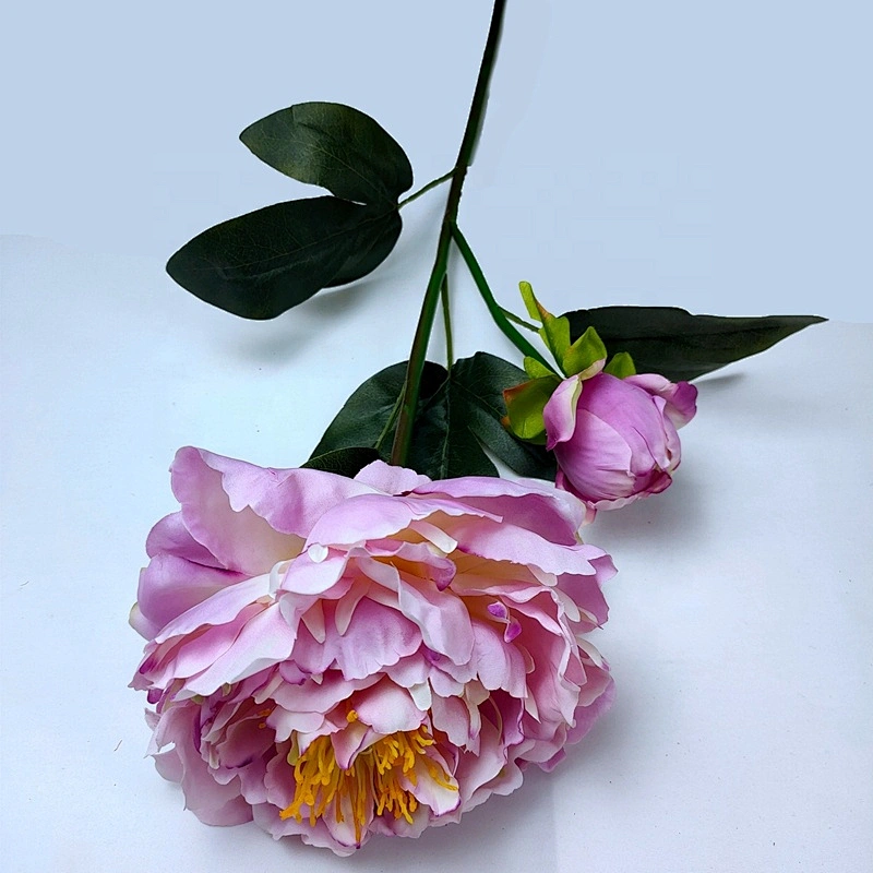 SIKYWAY:Hot sale Artificial silk Peony flower spray for  home decoration  1007-MD-2T