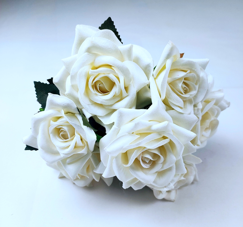 SILKYWAY ROSE BUSH  ARTIFICIAL FLOWER 1002-ZXZ-7T