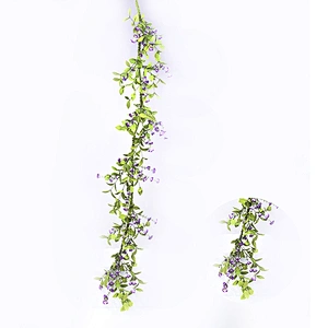 Hand Wrapped artificial Spring Floral garland home decoration Spring Garland plant