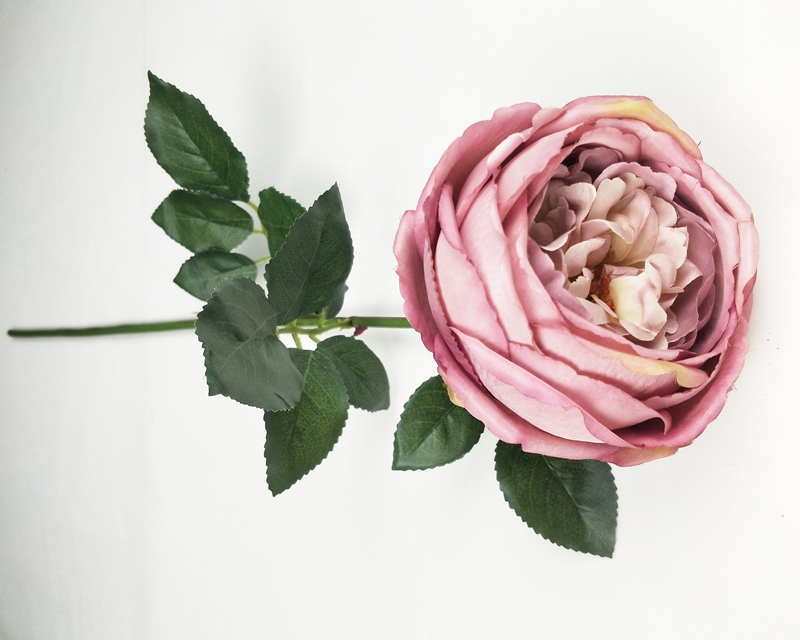 SIKYWAY:Hot sale Artificial silk rose single flowers spray for wedding home decoration spray 1001-YGMG-1T